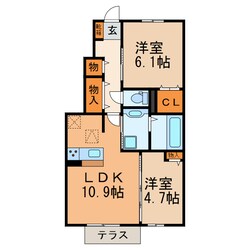 シャンベルタンの物件間取画像